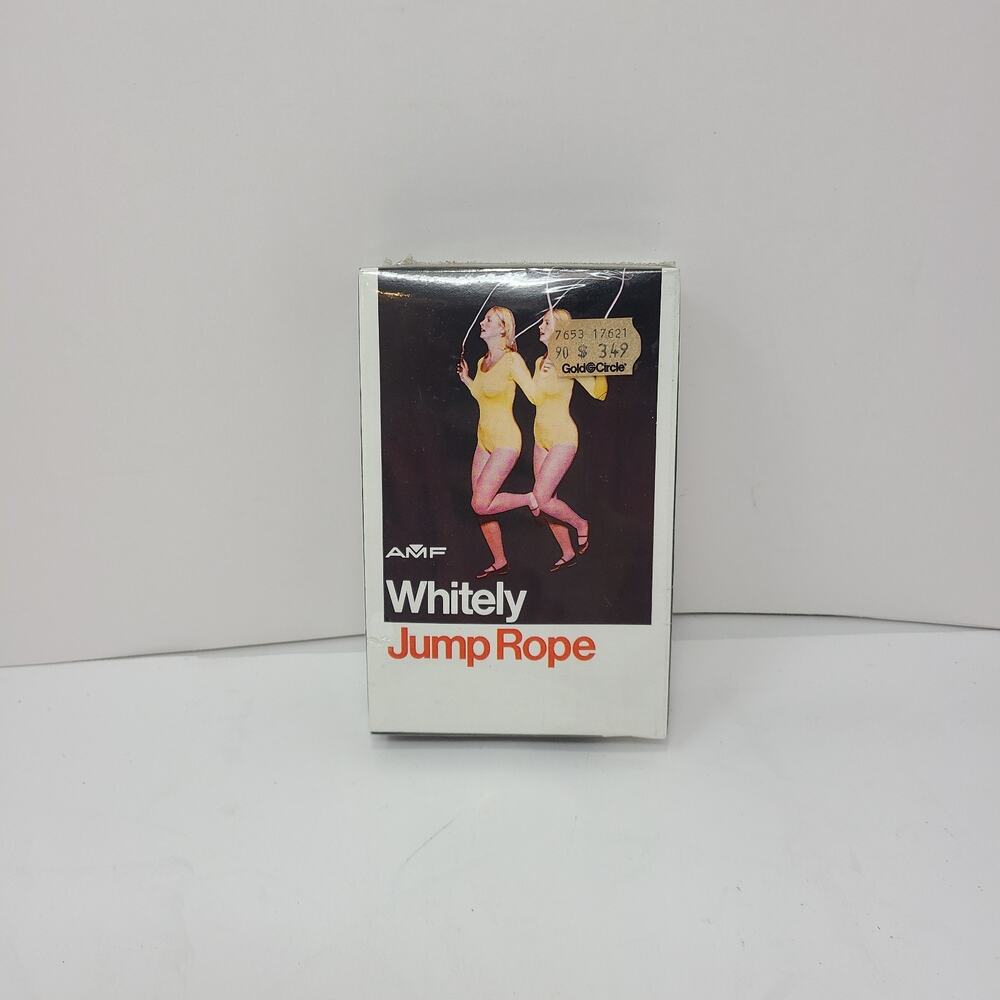 Vintage AMF WHITELY Fitness Jump Rope Model 1R w/Original Box 1975 NOS